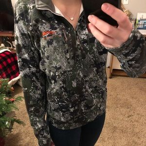 Sitka Timber half zip